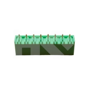 TERMINAL BLOCK 8 PIN 15A MACHO PARA PCB RECTO VERDE