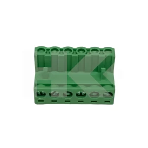 TERMINAL BLOCK 6 PIN 15A HEMBRA VOLANTE 90? VERD