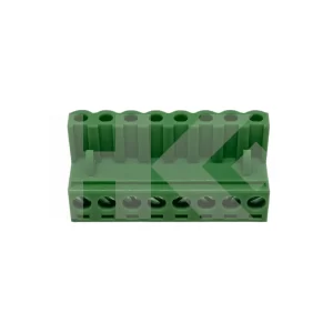 TERMINAL BLOCK 8 PIN 15A HEMBRA VOLANTE 90? VERD