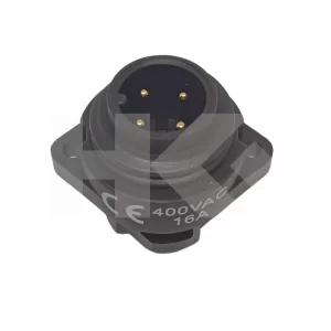 CONECTOR AVIACION MACHO CHASSIS 4 PIN PLASTICO