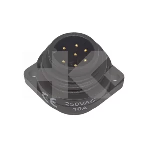 CONECTOR AVIACION MACHO CHASSIS 7 PIN PLASTICO