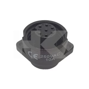 CONECTOR AVIACION HEMBRA CHASSIS 7 PIN PLASTICO