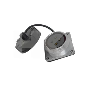 CONECTOR AVIACION 4 PIN HEMBRA CHASSIS METAL