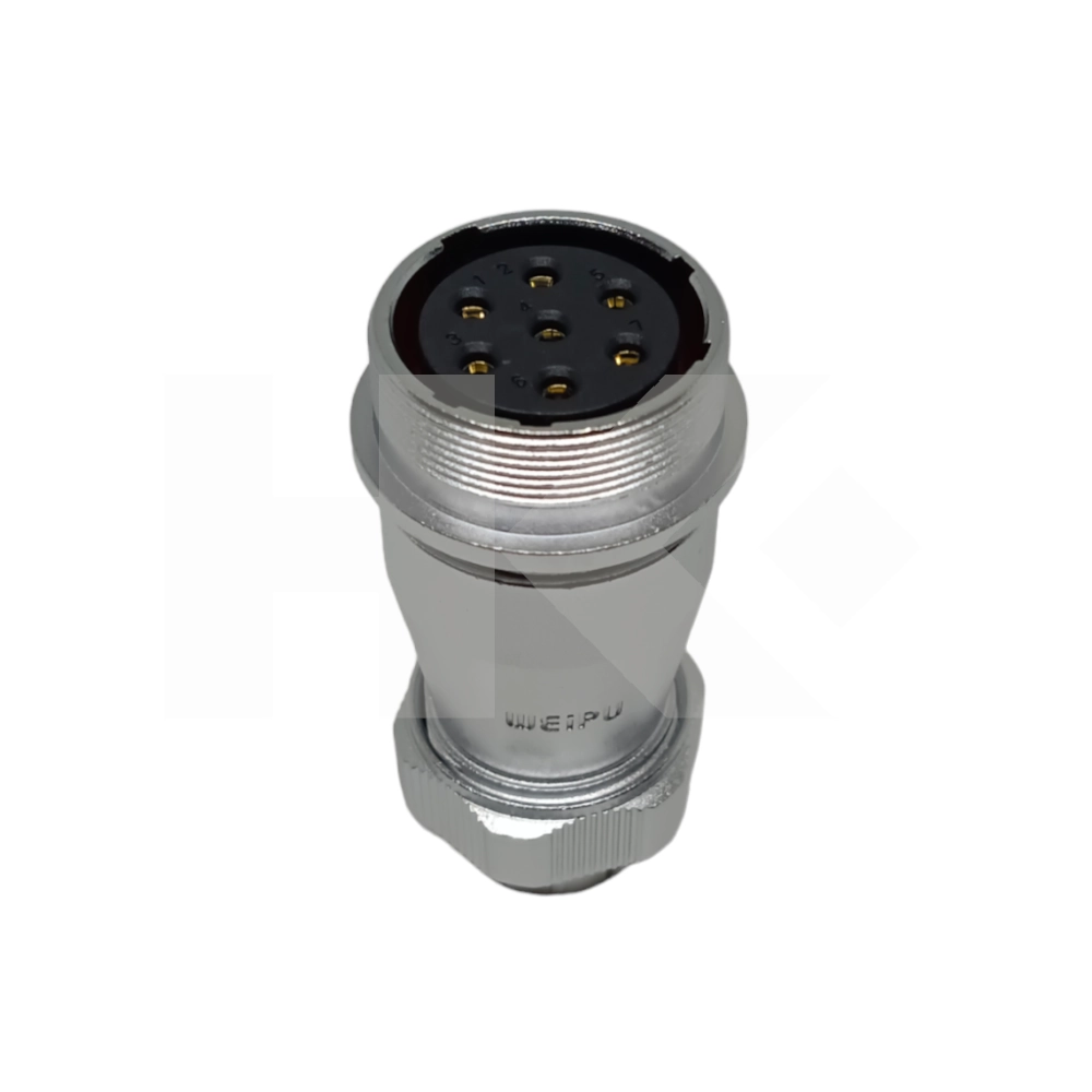 CONECTOR AVIACION 7 PIN HEMBRA VOLANTE METAL