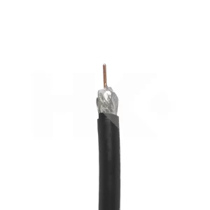 CABLE COAXIAL RG-6U EN ROLLO 300 MTS. NEGRO