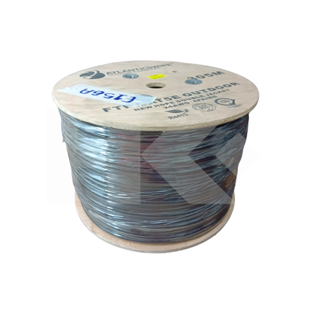 CABLE FTP EXTERIOR C5E NEGRO 24AWG 305MT.