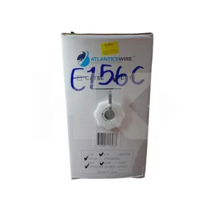 CABLE FTP EXTERIOR C6 NEGRO 23AWG 100MT