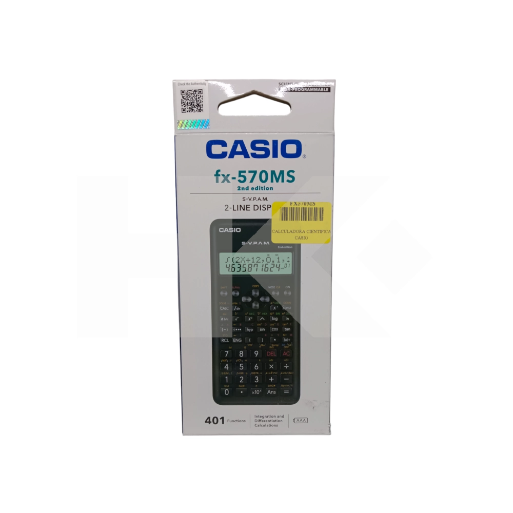 CALCULADORA CIENTIFICA CASIO 401 FUNCIONES 2? EDICI?N