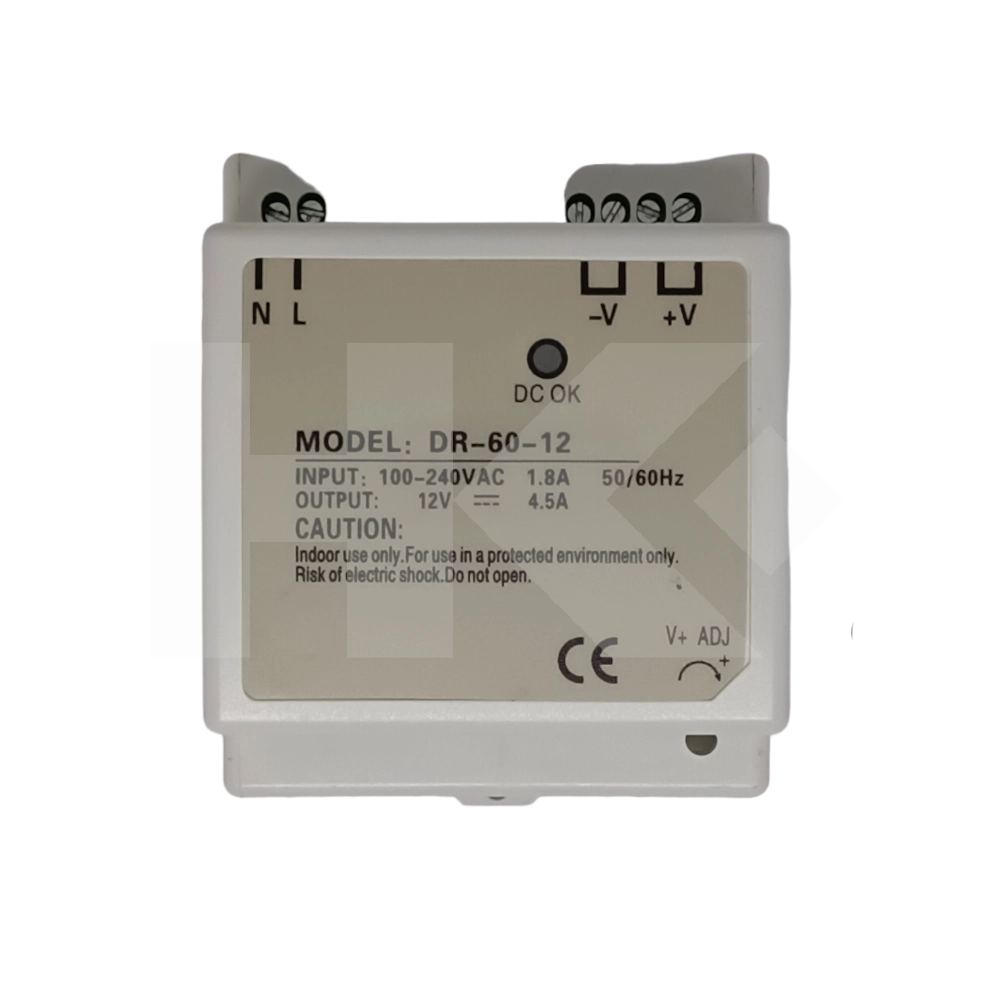 FUENTE RIEL DIN 12V 4.5A 60W SWITCHING