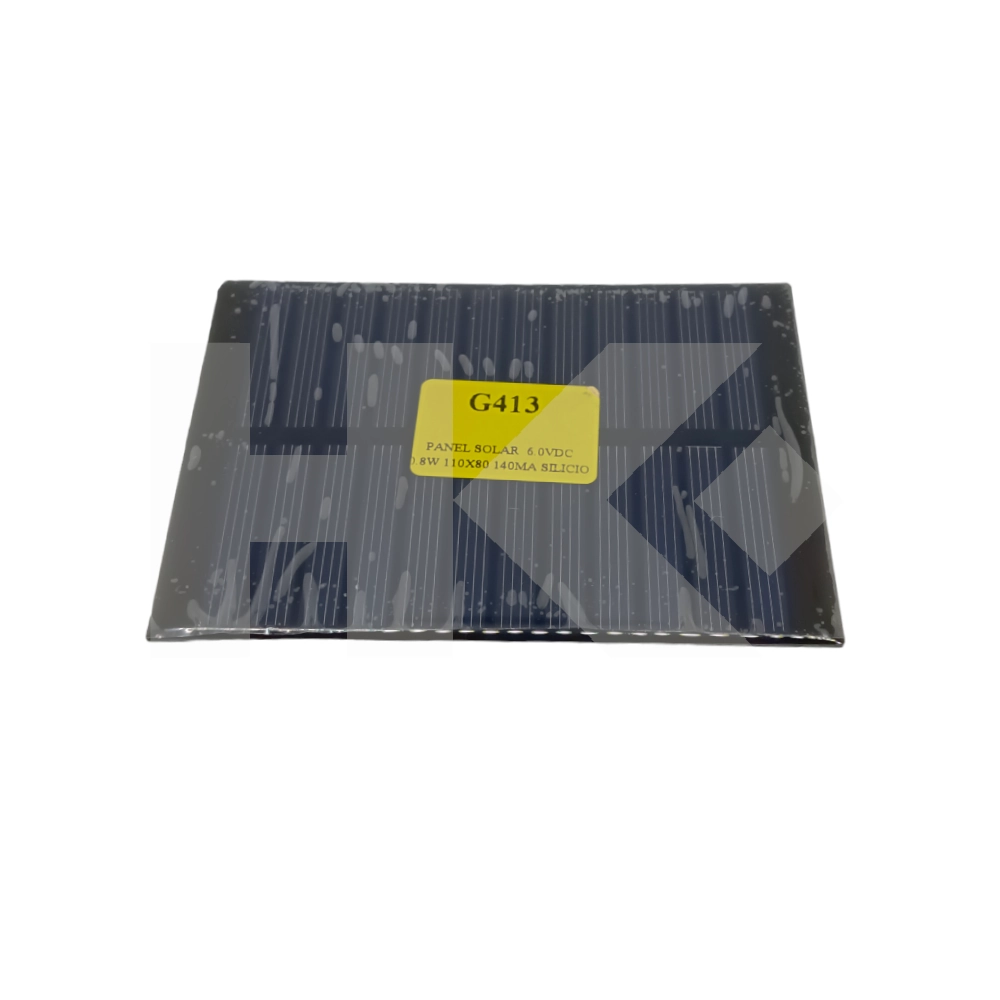 PANEL SOLAR 6.0VDC 0.8W 110X80 140MA SILICIO POLICRI