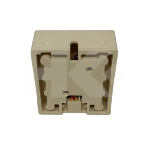 ROSETA RED RJ45 CHICA CON ADHESIVO CREMA