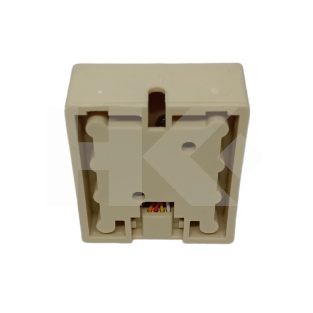 ROSETA RED RJ45 CHICA CON ADHESIVO CREMA