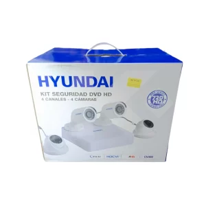 KIT CAMARA SEGURIDAD 4 CANALES + 4 CAMARAS 720P