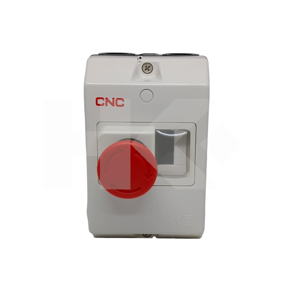 CAJA CON BOTON EMERGENCIA