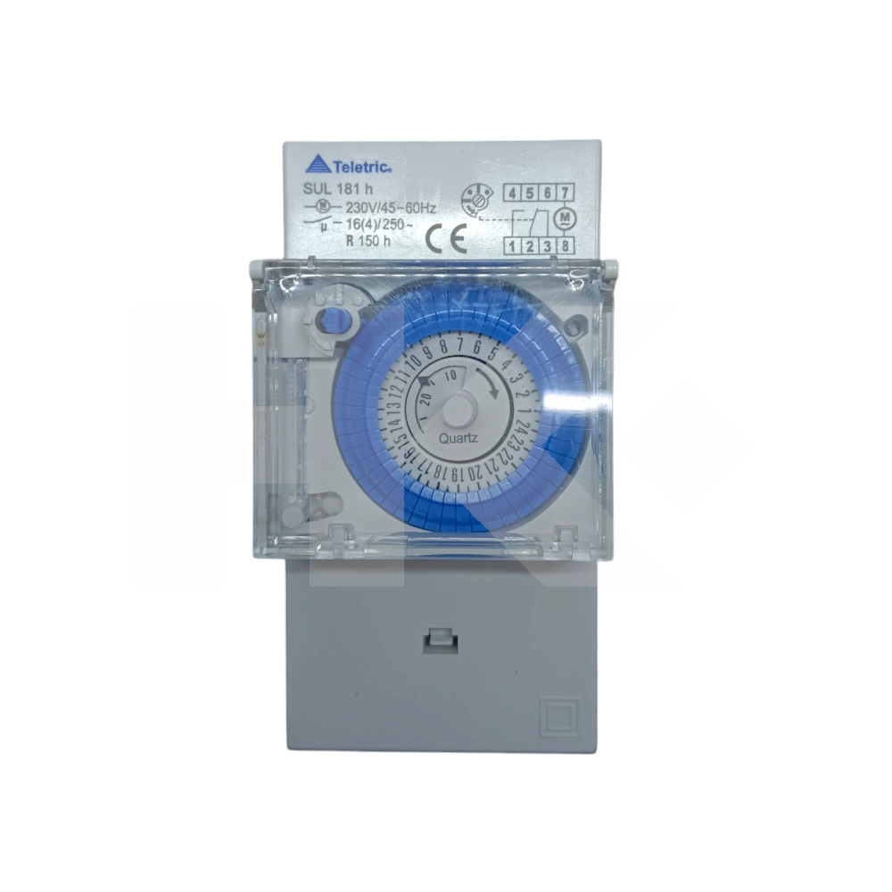 RELOJ HORARIO TELETRIC SUL181H CON RESERVA 150H DIN