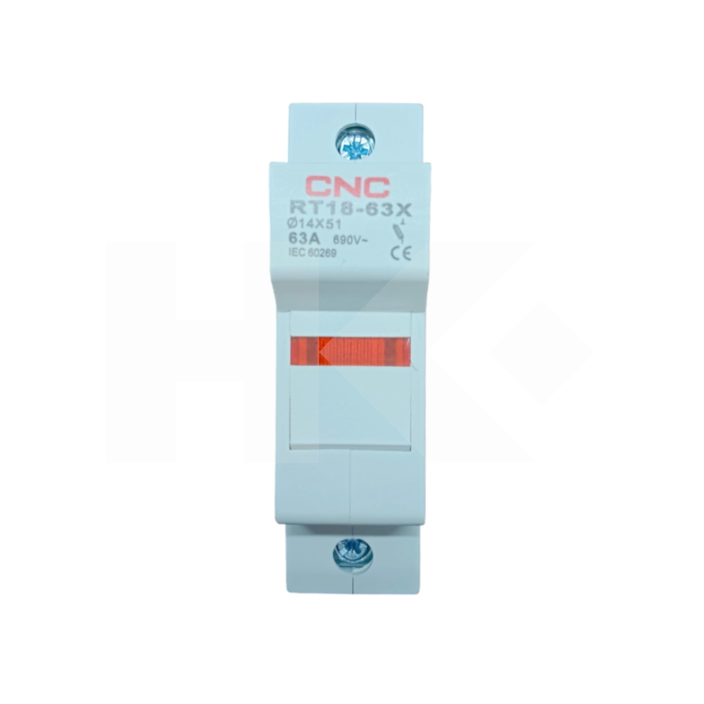 PORTAFUSIBLE IND. 14 X 51MM RIEL DIN