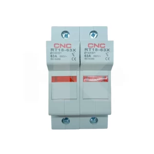 PORTAFUSIBLE IND. 14 X 51MM RIEL DIN DOBLE