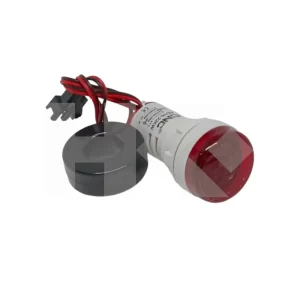 MEDIDOR POTENCIA PILOTO 22MM ROJO 26KW