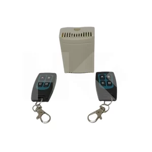 CONTRO REMOTO X 2 + RECEPTOR 4 CANALES 12VDC