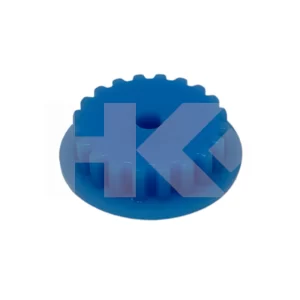 ENGRANAJE PLASTICO 38MM 20 DIENTES 6MM CON TORN. AZUL (B013)