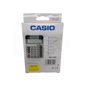 CALCULADORA CASIO GRIS 12 DIGITOS (MX120B)