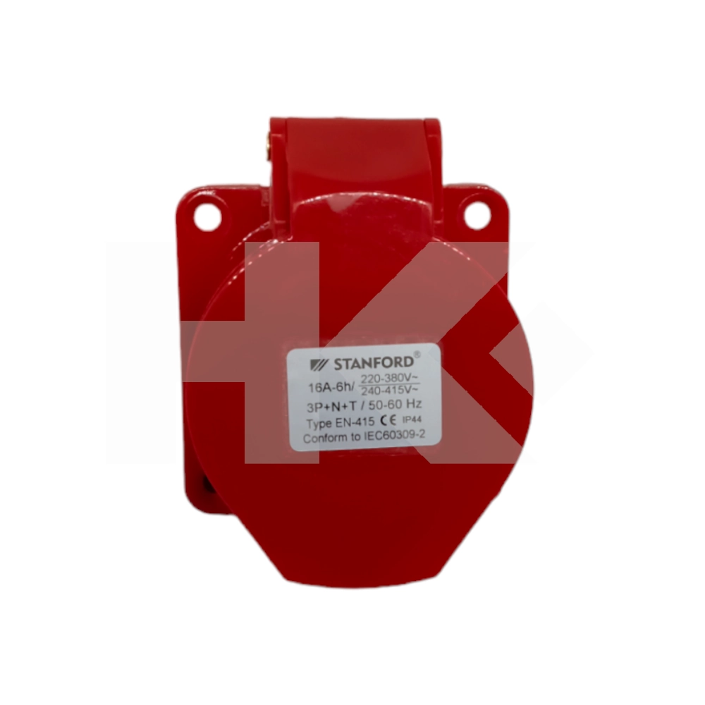 ENCHUFE INDUST. HEMBRA EMBUTIDA N5046 (5X16) 3P+T+N 16A 380