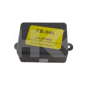 CAJA PLASTICA 46 X 36 X 19MM NEGRA