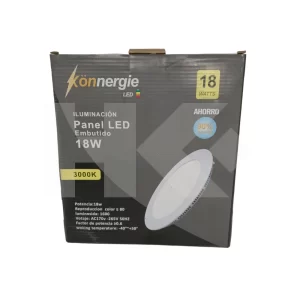 PANEL EMB. REDONDO 18W CALIDO 3000K