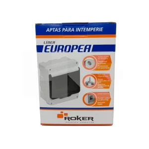 TABLERO ROKER S/PUESTO PRE250 CON TAPA 4 MODULOS IP55