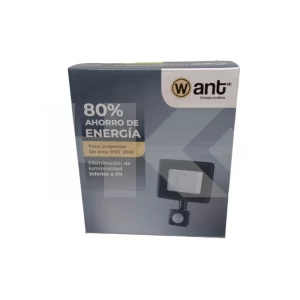 PROYECTOR LED 20W FRIO 6000K CON SENSOR