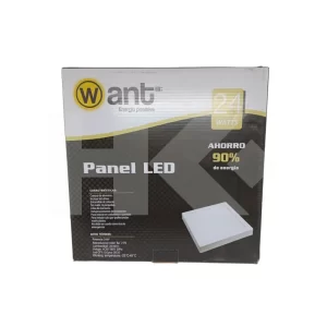 PANEL S/P CUADRADO 24W CALIDO 3000K
