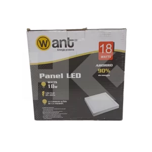 PANEL S/P CUADRADO 18W NEUTRO 4000K