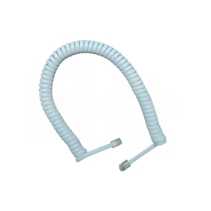 CABLE TELEFONICO ESPIRAL RJ-9 1.5MTS. BLANCO