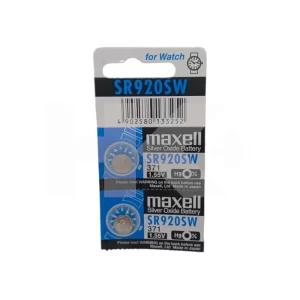 PILA SR920SW MAXELL OXIDO DE PLATA 1.55V