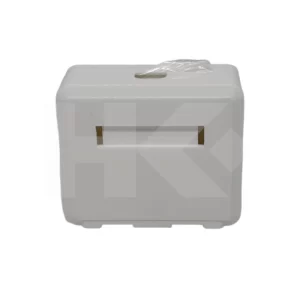 ROSETA RJ45 2 PUESTOS BLANCA