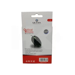 MOUSE OPTICO 3D ALAMBRICO NEGRO ULTRA