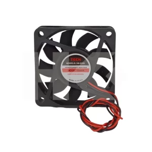 VENTILADOR 12VDC 60X60X15MM. 130MA 3000RPM