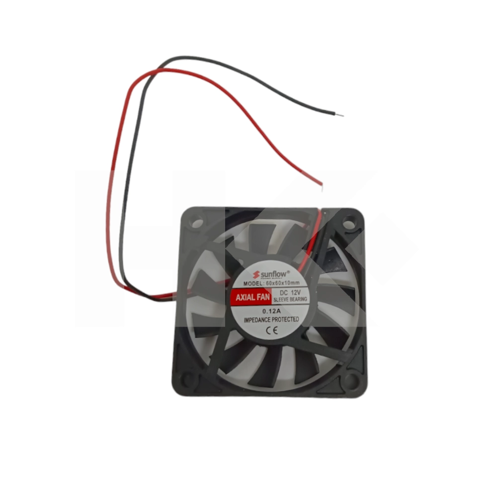 VENTILADOR 12VDC 60X60X10MM. 012A SUNFLOW LI