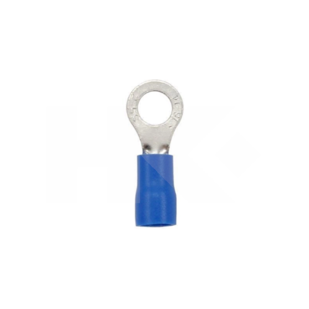 TERMINAL RVS2-5 OJO AZUL AWG16-14 5.3MM #10