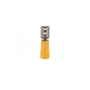 TERMINAL FDD5.5-250 HEMBRA AMARILLO AWG12-10 0.8X6.35MM