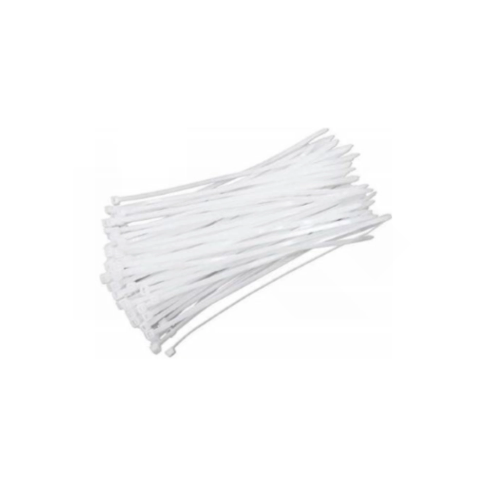 AMARRA BLANCA 2.5X 80MM. PLASTICA
