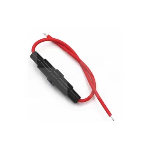 PORTAFUSIBLE VOLANTE 5X20MM BAQUELITA NEGRO