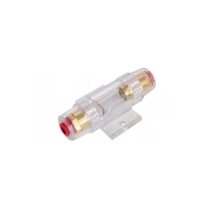 PORTAFUSIBLE VOLANTE 6X30MM PLASTICO TRANSPARENTE