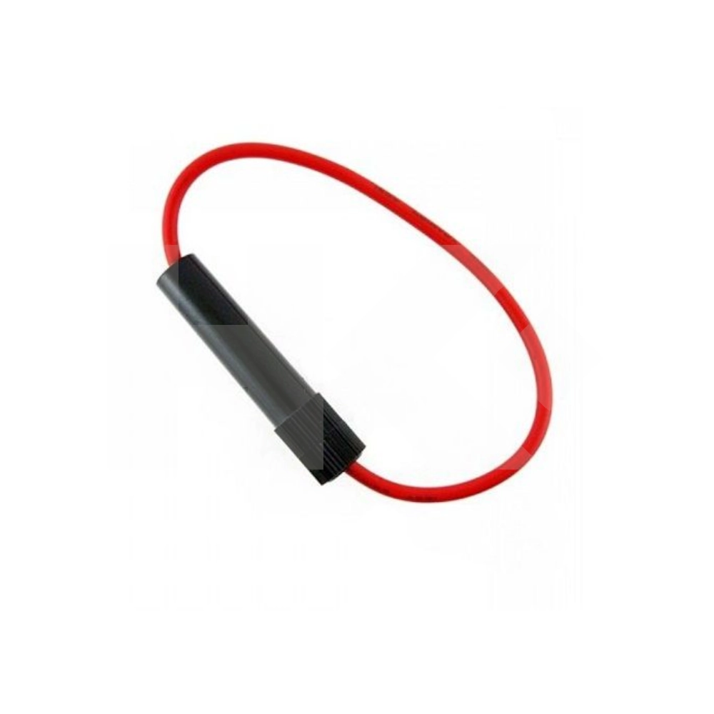 PORTAFUSIBLE VOLANTE 6X30MM BAQUELITA NEGRO