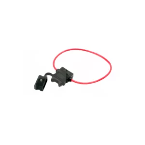 PORTAFUSIBLE AUTO VOLANTE PLASTICO NEGRO RECT.
