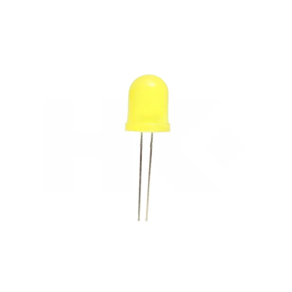 LED AMARILLO 10MM DIFUSO