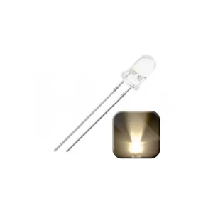 LED BLANCO CALIDO 5MM A/B