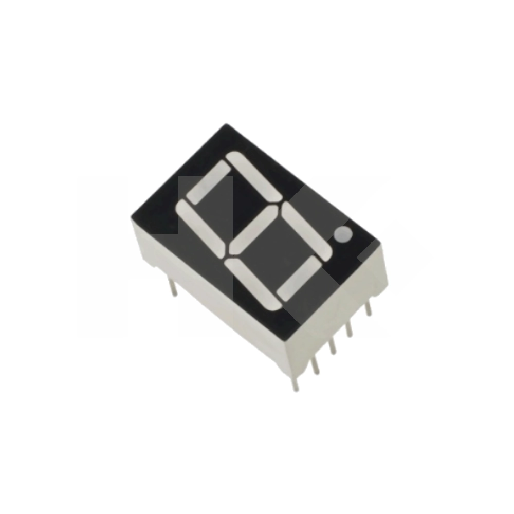 DISPLAY 7 SEGMENTOS 1 DIGITO 0.56" CATODO COMUN ROJO SC05-11EDB