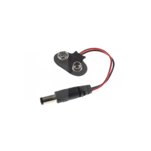 BROCHE PARA BATERIA 9V CON PLUG DC