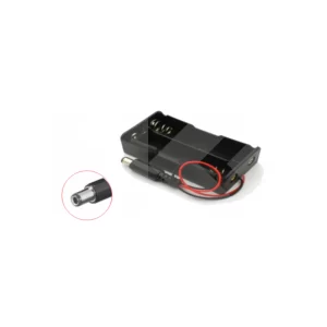 PORTAPILAS PARA 18650 DOBLE CON PLUG DC